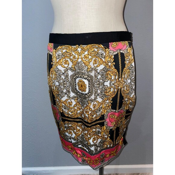 Laundry Shelli Segal Vintage Y2K Women’s 2pc Set Skirt+Halter Top size 8 Boho - Picture 6 of 11